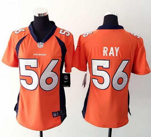Nike Broncos #56 Shane Ray Orange Team Color Women's Stitched NFL New Elite Jersey - Click Image to Close